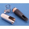 Bb Clarinet Mouthpiece, Ligature, Metal Cap fits: selmer, vito, bundy, yamaha plus others