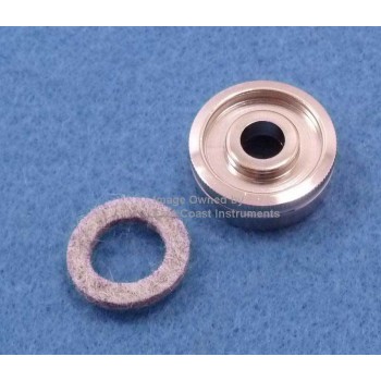 Top Valve Screw Cap & felt for Holton Trumpet:s, T602, T714S, and Cornet C602,C603 plus others