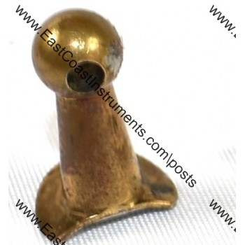 18.5mm key rod support post, 3mm hole, Selmer Bundy Style