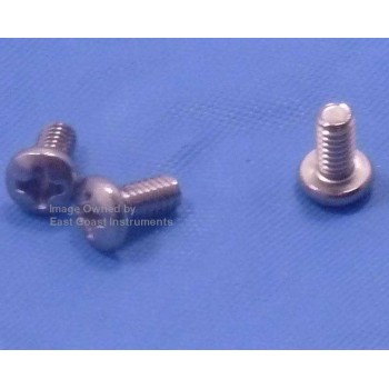 Alto Saxophone keyguard Nickel Screws for King, Selmer  (Each Set/Quantity is for 3 screws)