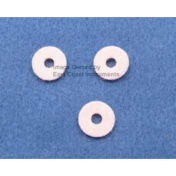 3 felt piston stem washers for Bach Strad cornets & trumpets